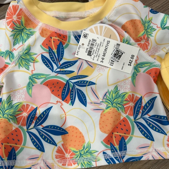 NWT Girl’s Bathing Suit Set - Picture 3 of 4